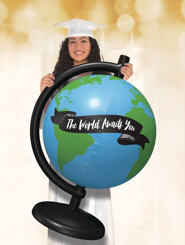 Inflatable Globe Front_Flat