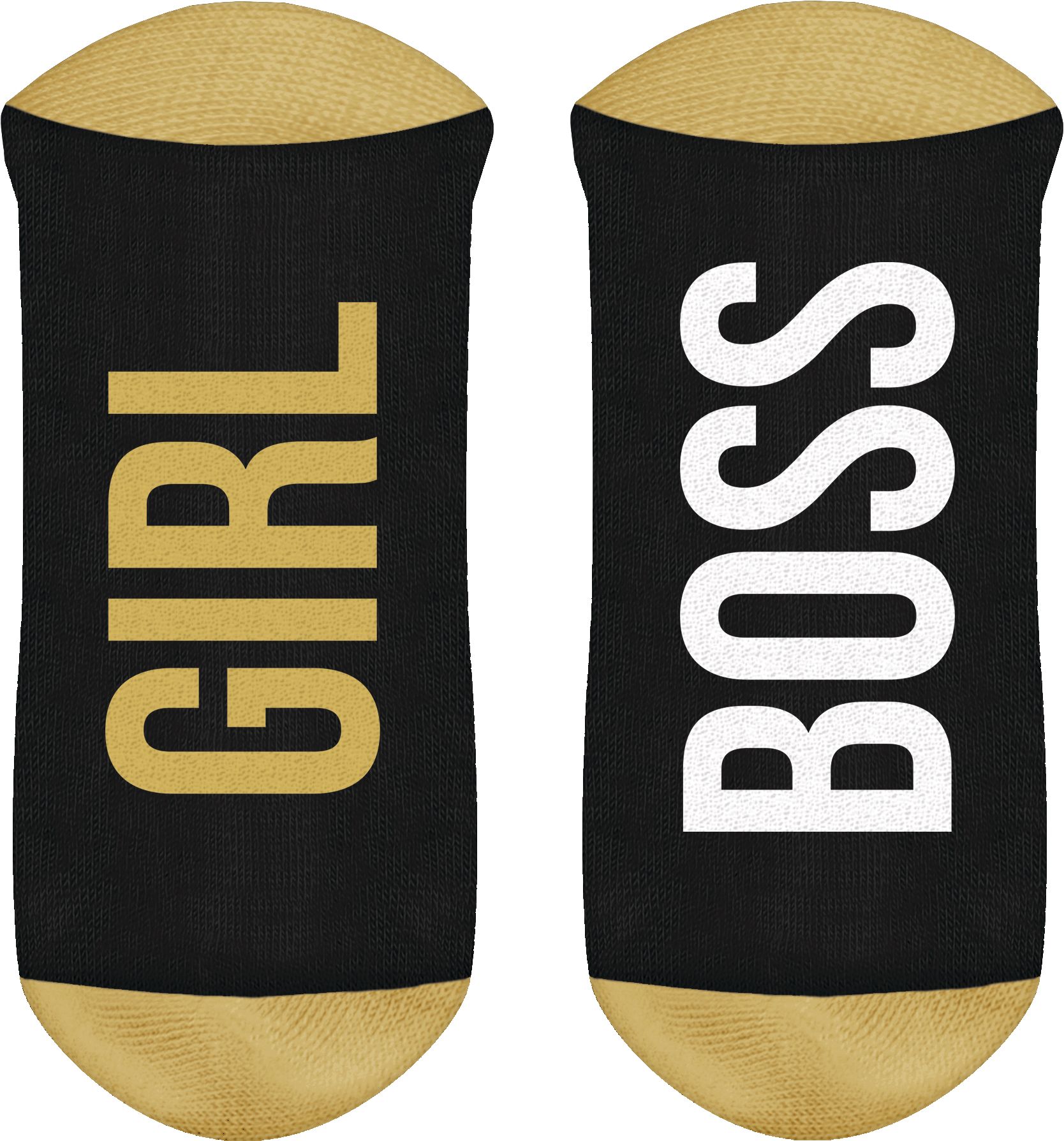 Girl Boss Ankle Socks, Glitter, Adult Front_Flat