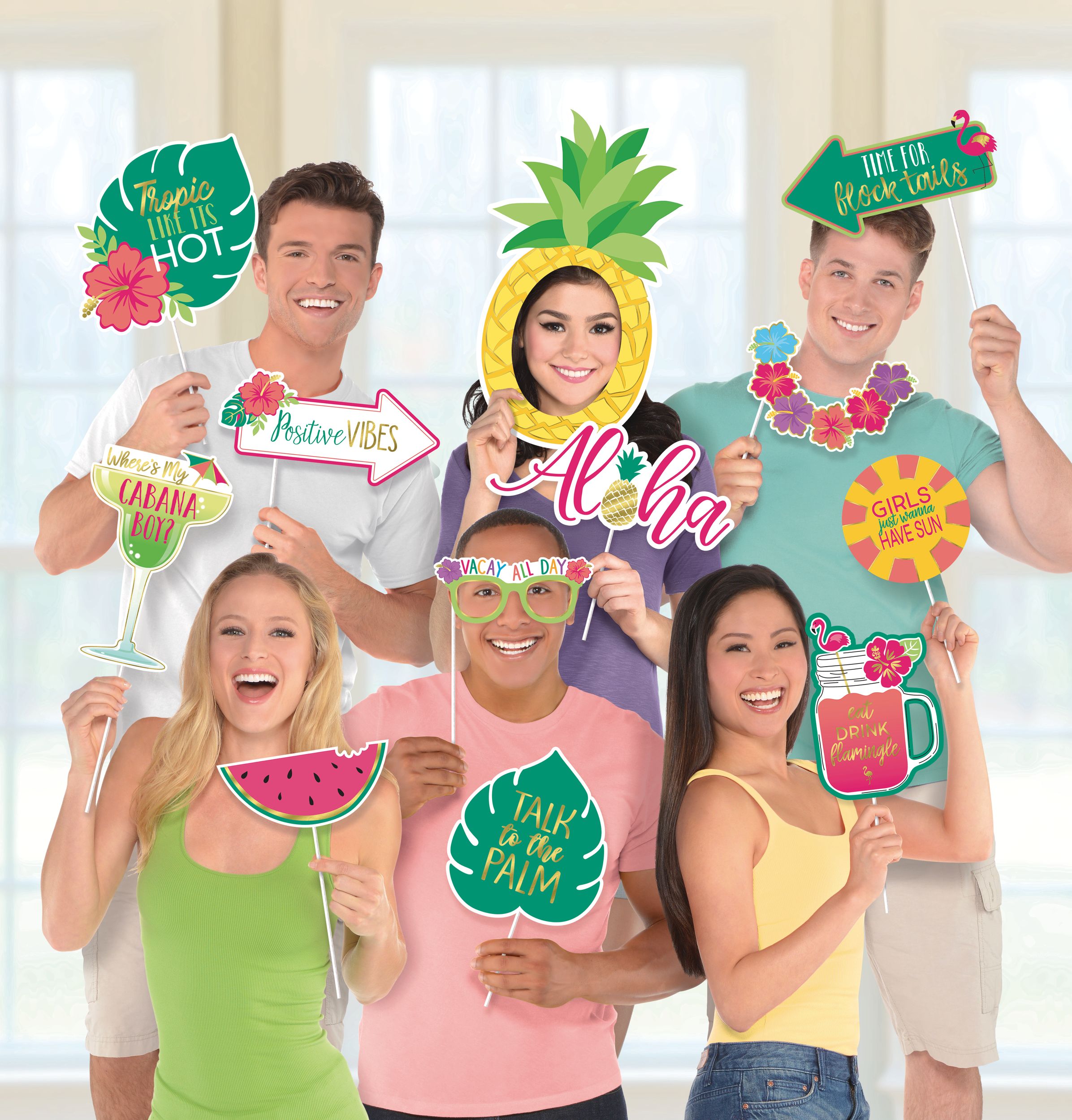 You Had Me at Aloha Photo Booth Props 12 ct