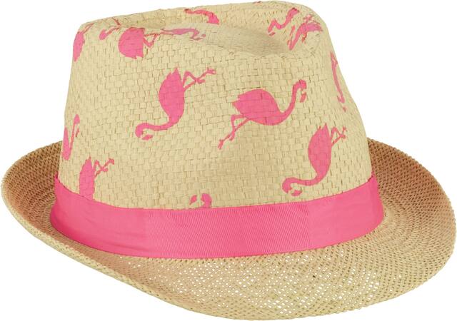 Chapeau mou flamant rose Front_Angled_Right