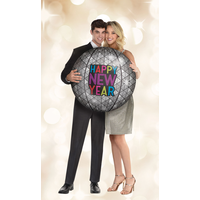Inflatable New Year's Eve Ball Drop Prop Front_Flat