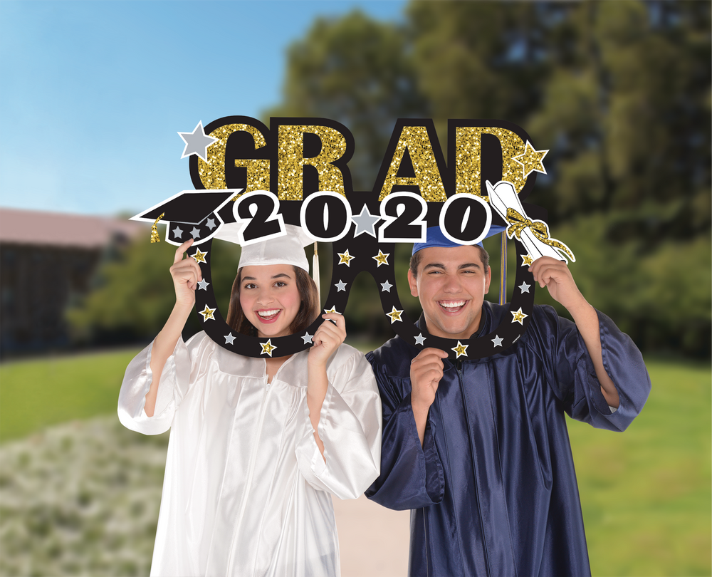 Glasses Graduation Photo Booth Frame Party City