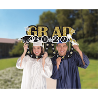Glasses Graduation Photo Booth Frame Front_Flat
