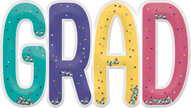 Jumbo Multicolour Confetti Shake Grad Photo Prop Front_Flat