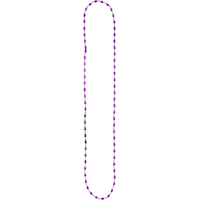 Colliers de perles fleur-de-lys du Mardi gras, paq. 3 Overhead_Flat