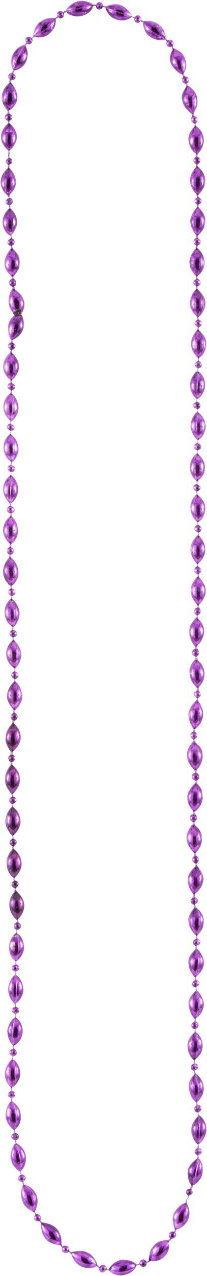Bead Necklaces, Gold/Green/Purple, One Size, 3-pk, for Mardi Gras Overhead_Flat