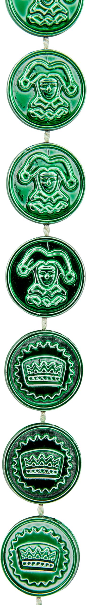 Coin Mardi Gras Bead Necklaces, 6-pk CloseUp
