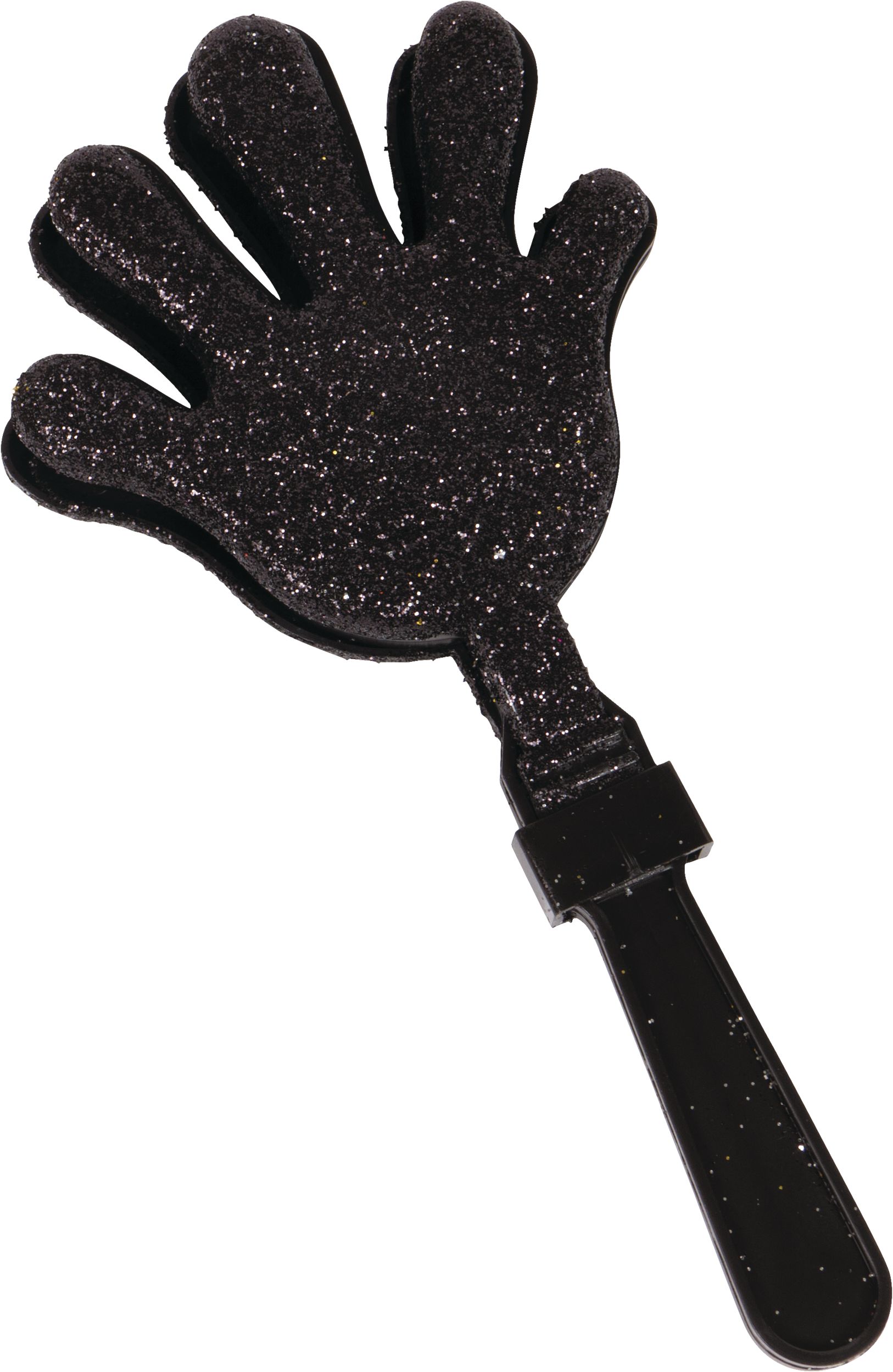 Glitter Hand Clappers - Black Gold & Silver