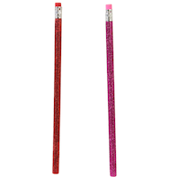 Crayons à paillettes de la Saint-Valentin, paq. 12 Overhead_Flat