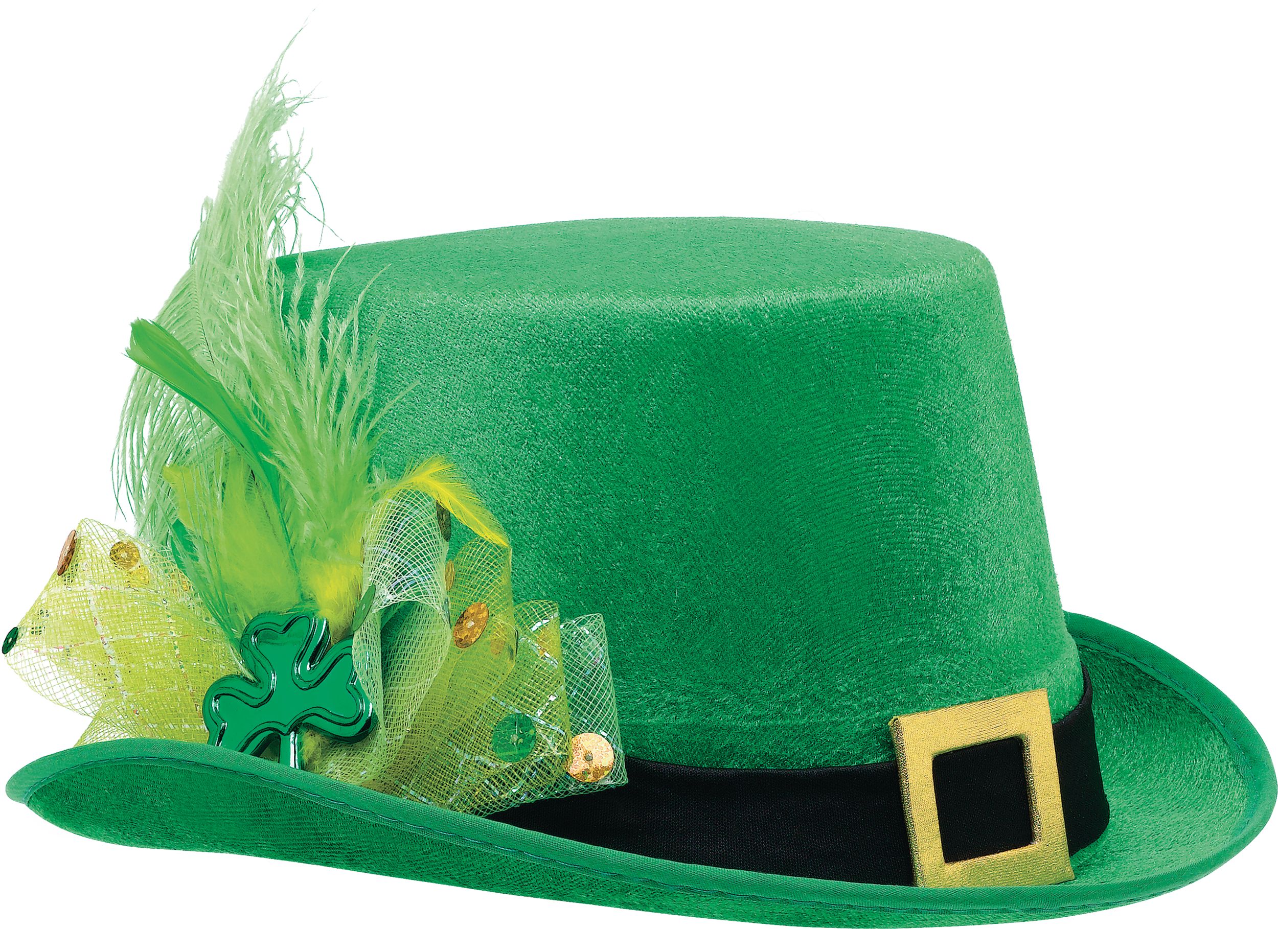 Fancy Leprechaun Top Hat Front_Angled_Right