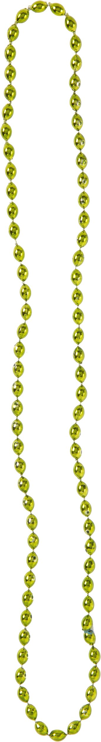 Colliers de perles de la Saint-Patrick, vert, paq. 100 Overhead_Flat