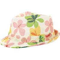 Summer Flower Fedora Front_Angled_Left