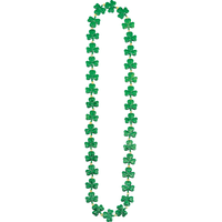 Collier trèfles en folie Overhead_Flat