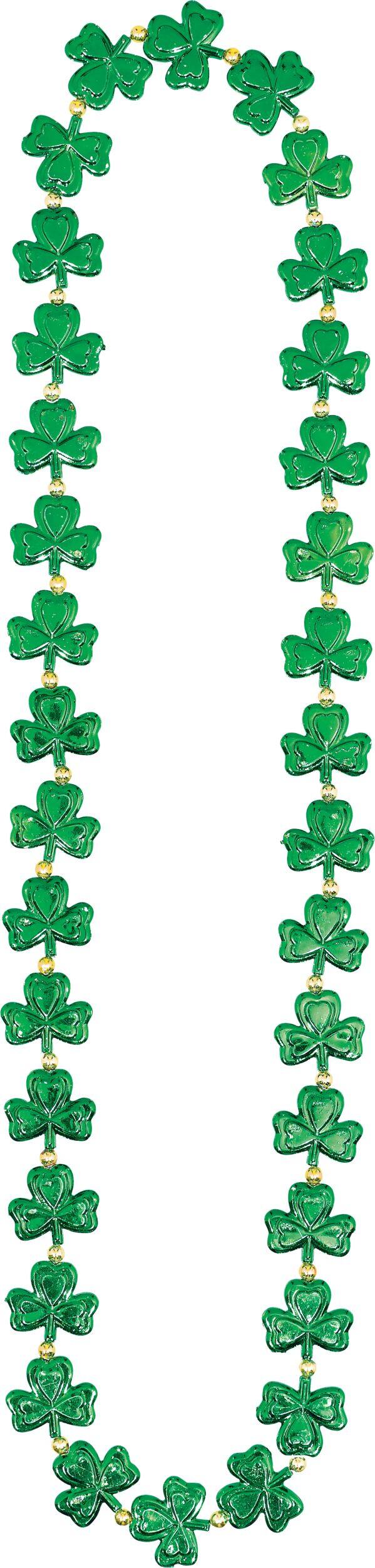 Collier trèfles en folie Overhead_Flat