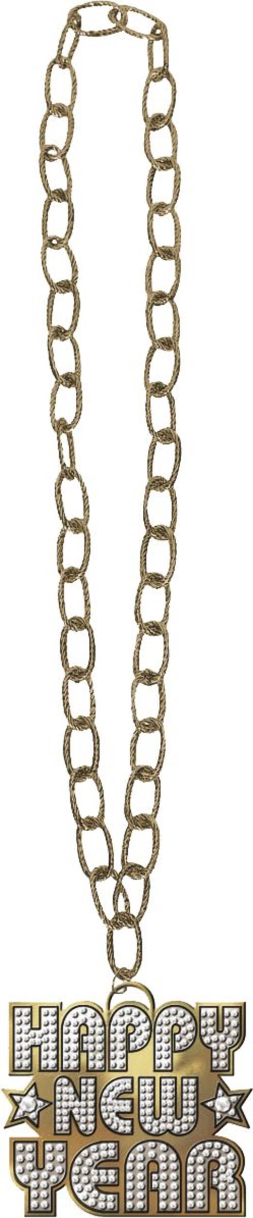 Collier bling Bonne année Front_Flat