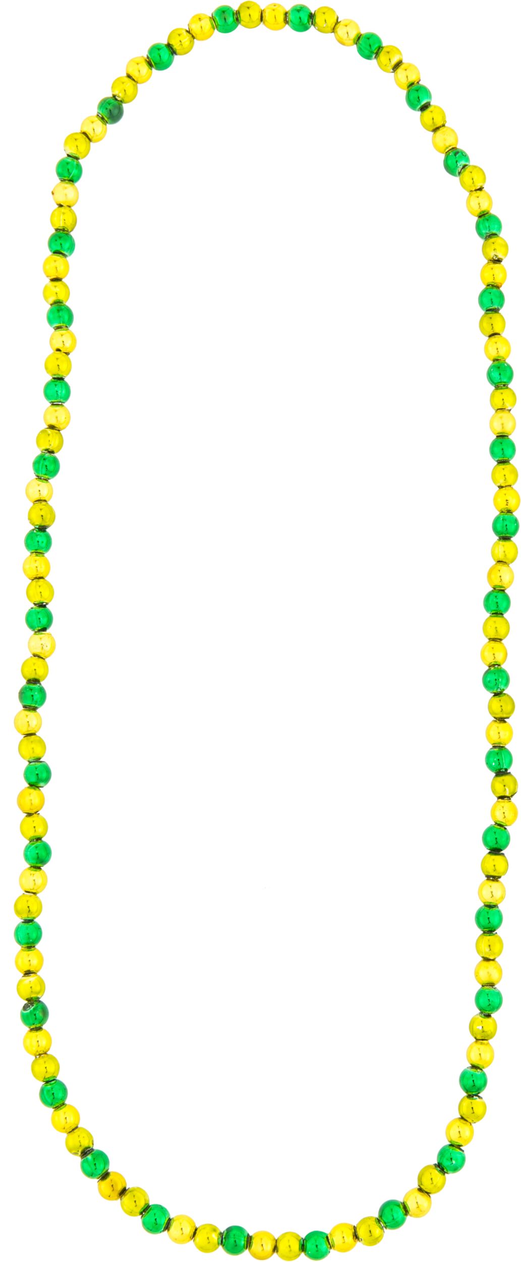 St. Patrick's Day Bead Necklaces, 5-pk Overhead_Flat