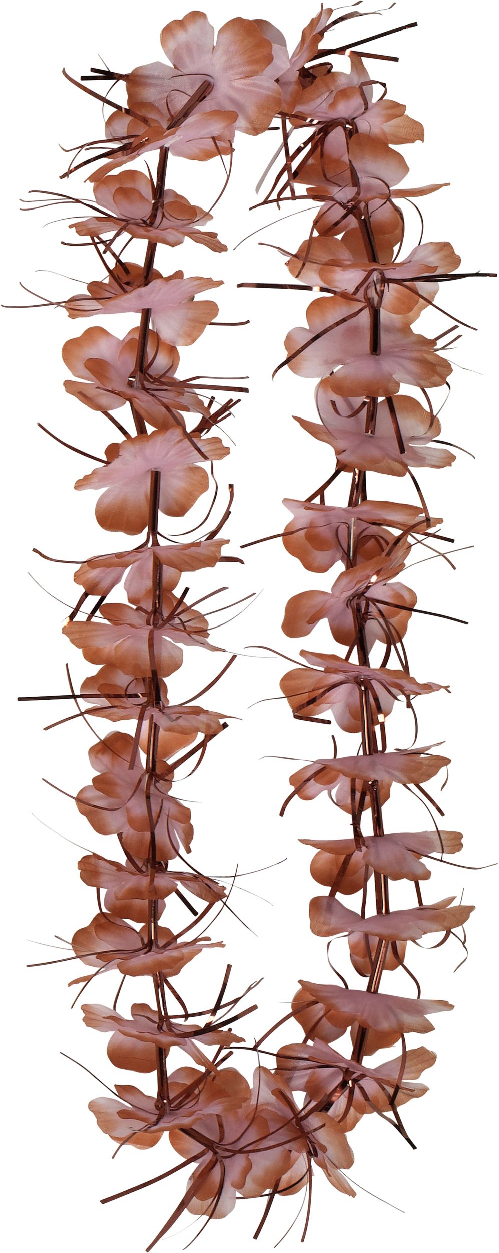 Colliers de fleurs scintillants colorés, paq. 6 Front_Flat