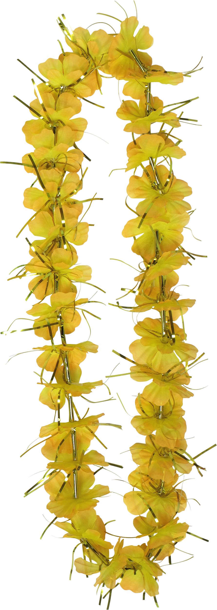 Colliers de fleurs scintillants colorés, paq. 6 Front_Flat