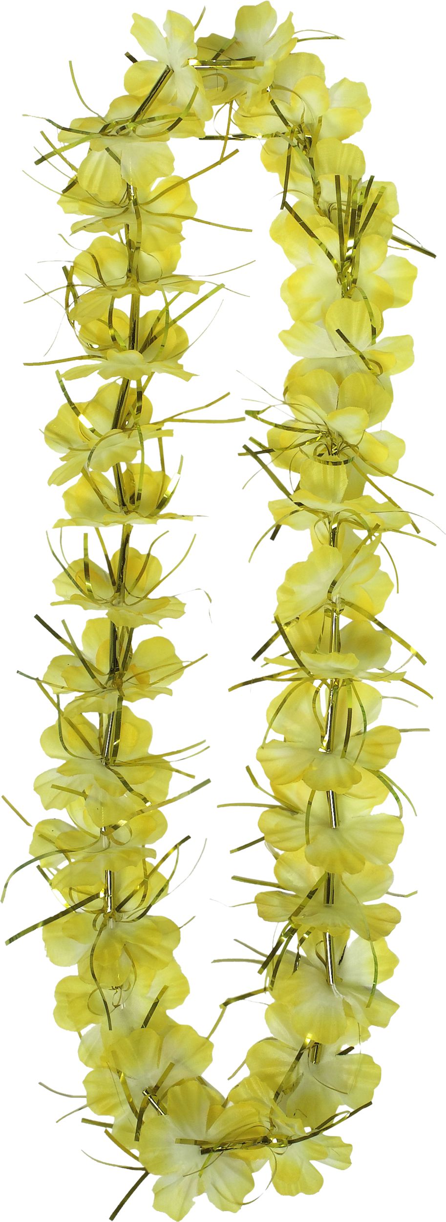 Colliers de fleurs scintillants colorés, paq. 6 Front_Flat