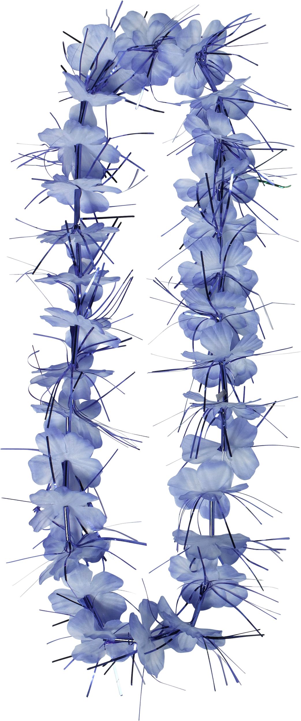 Colliers de fleurs scintillants colorés, paq. 6 Front_Flat