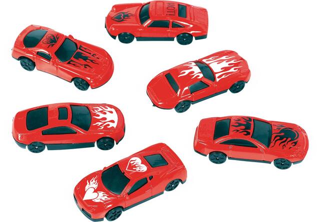 Race Car Toys, Red, Heart, 10-pk, for Valentine's Day Composite_or_Mixed
