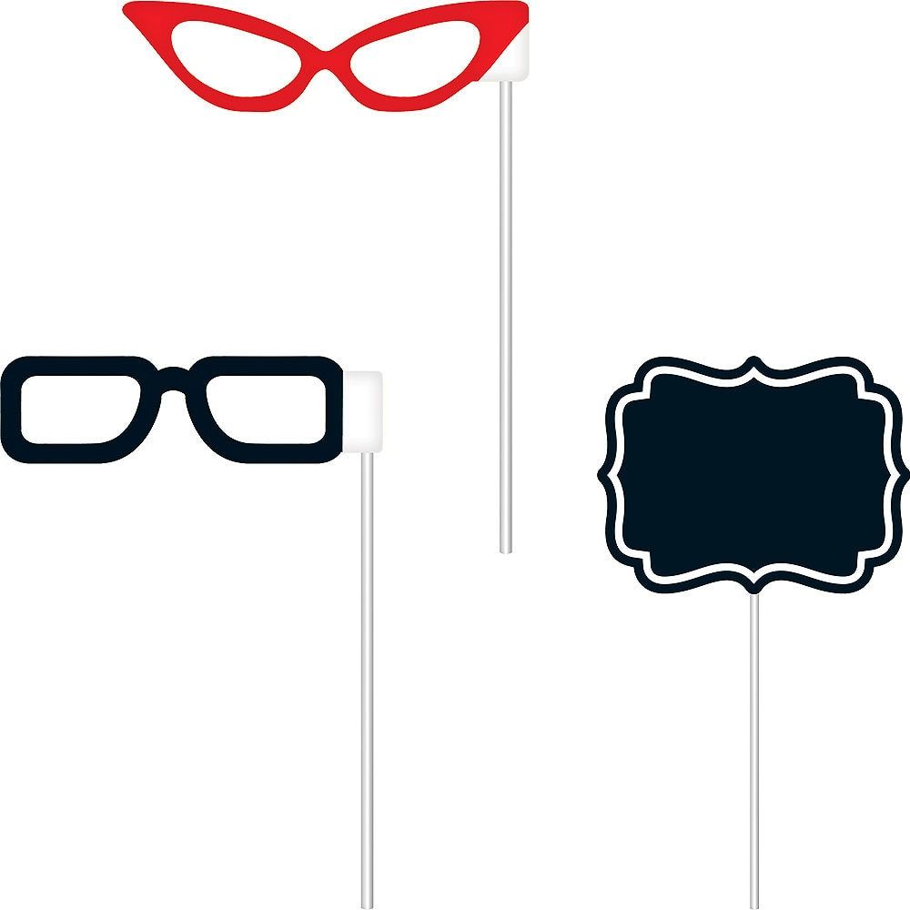 Graduation Photo Booth Kit, 21-pc Front_Flat