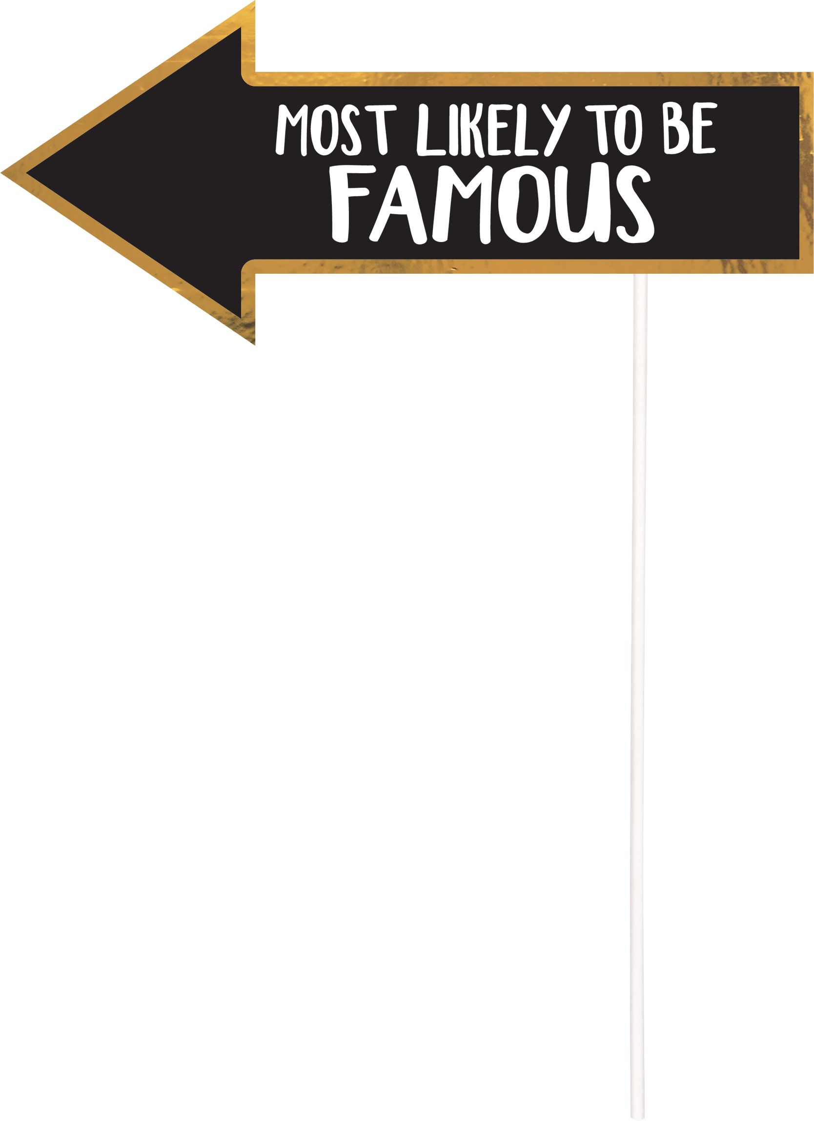 Graduation Photo Booth Kit, 21-pc Front_Flat