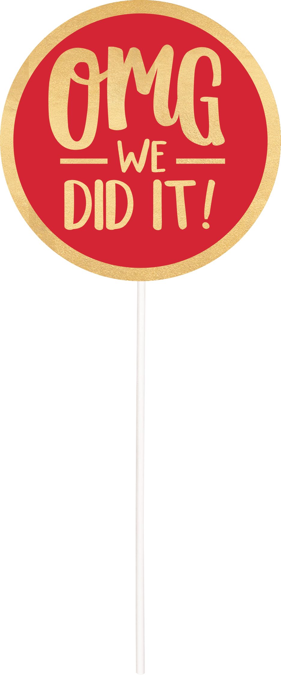 Graduation Photo Booth Kit, 21-pc Front_Flat