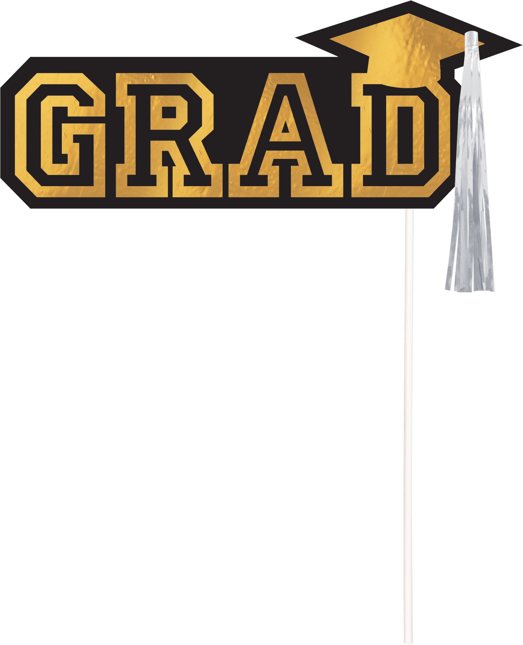 Graduation Photo Booth Kit, 21-pc Front_Flat