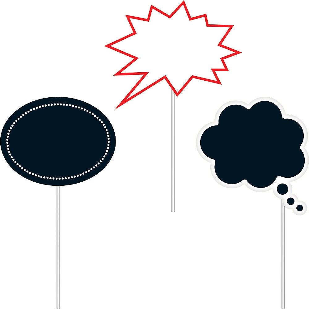 Graduation Photo Booth Kit, 21-pc Front_Flat