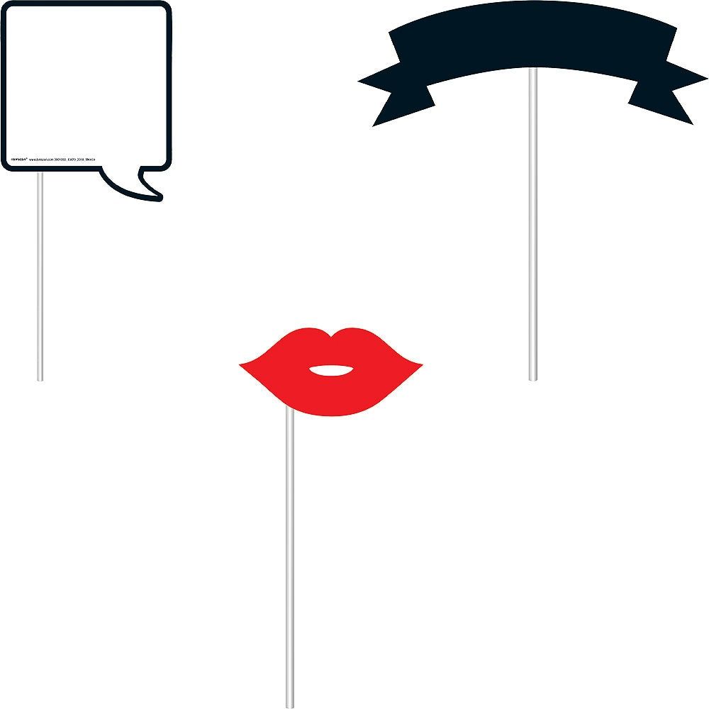 Graduation Photo Booth Kit, 21-pc Front_Flat