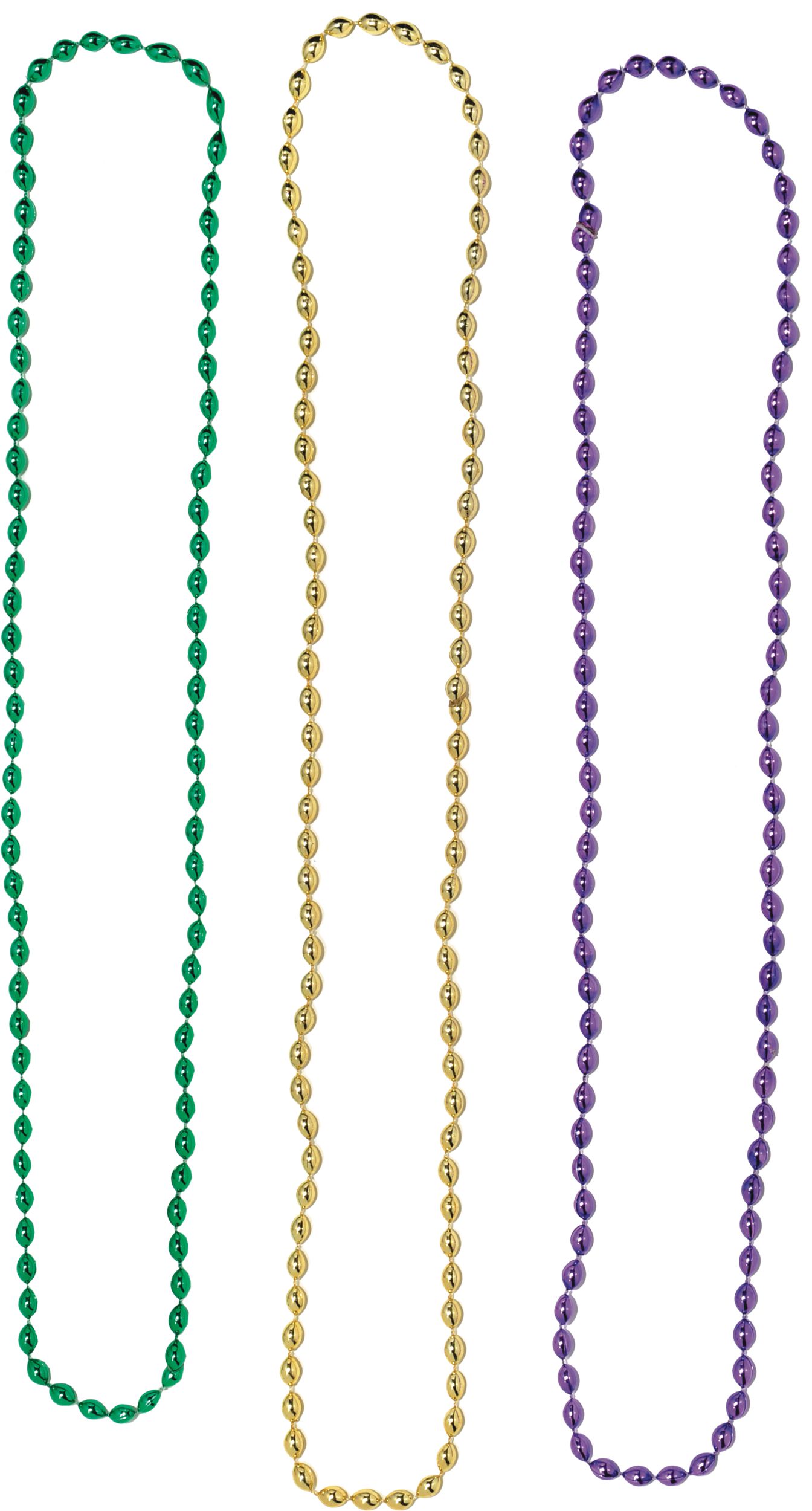 Mardi Gras Bead Necklaces, 100-pk Front_Flat