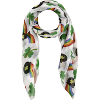 Foulard arc-en-ciels et trèfles Composite_or_Mixed