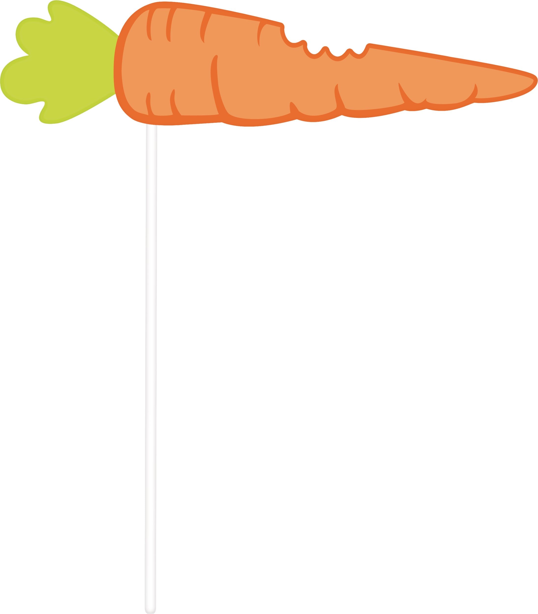 "Easter Bunny" Photo Booth Sign Props, Multi-Coloured, 13-pk, for Easter Front_Flat