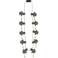 Collier chapeau du diplômé lumineux Overhead_Flat