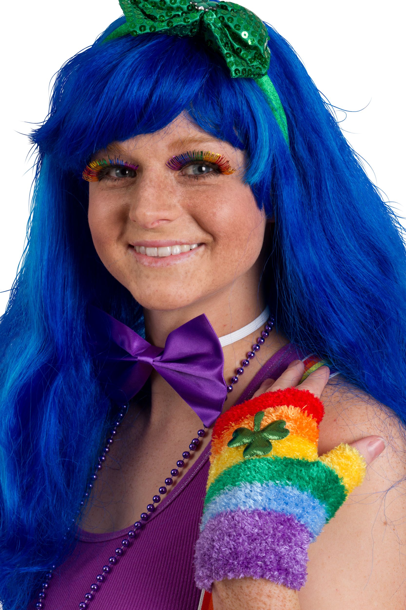 St. Patrick's Day Sequined Bow Headband, Green Composite_or_Mixed