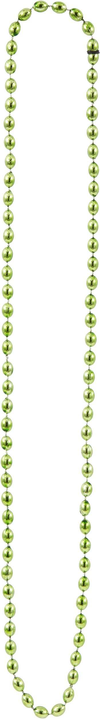 Colliers de perles de la Saint-Patrick pour cadeaux-surprises et salle de classe, paq. 24, vert Front_Flat