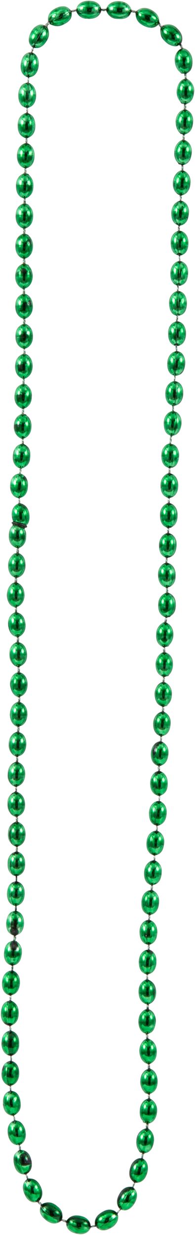Colliers de perles de la Saint-Patrick pour cadeaux-surprises et salle de classe, paq. 24, vert Front_Flat