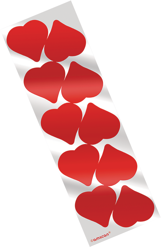 Red Heart Stickers - TownStix