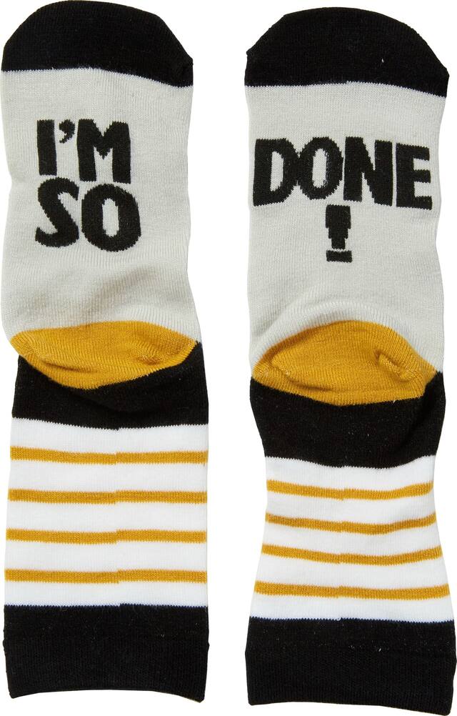 Mi-chaussettes So Done pour adultes Overhead_Flat