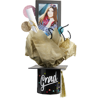 Centre de table personnalisable Yay Grad Front_Flat