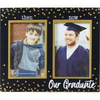 Cadre photo du diplômé Avant et après Front_Flat