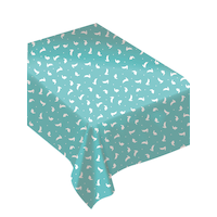 Bunny Fabric Table Cover Front_Angled_Right