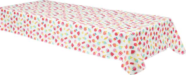 Nappe en vinyle à dos en flanelle Just Chillin' Front_Angled_Left