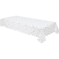 Hanukkah Celebration Flannel-Backed Vinyl Tablecloth Front_Angled_Left