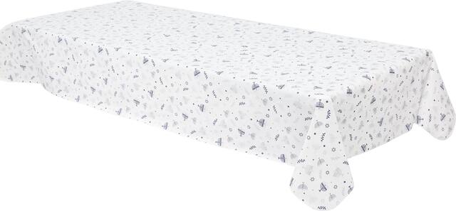 Nappe en vinyle à dos en flanelle Célébration de Hanoukka Front_Angled_Left