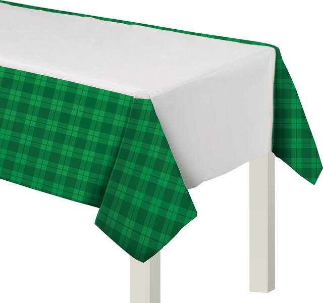 Housse pour table tartan de la Saint-Patrick Front_Angled_Left