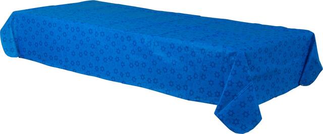 Hanukkah Flannel-Backed Vinyl Table Cover Front_Angled_Left