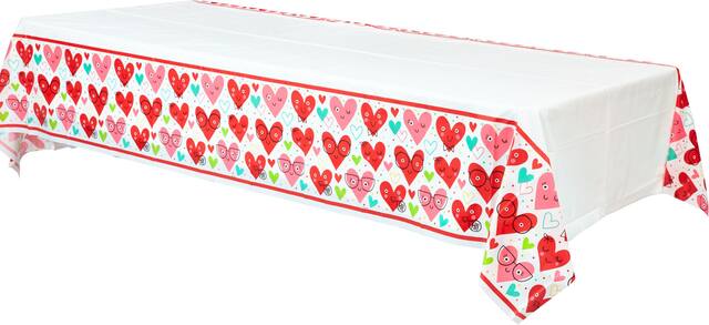 Heart Face Table Cover Front_Angled_Left