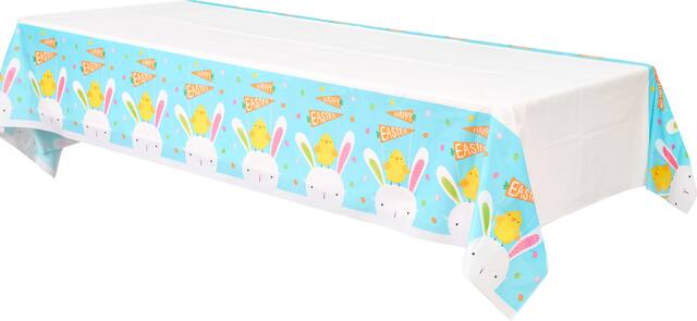 Hello Bunny Table Cover Front_Angled_Left